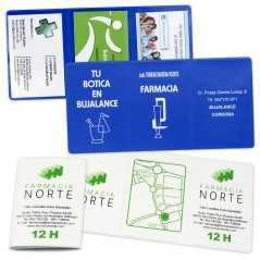 Funda portatarjeta triple