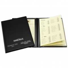 Carta restaurantes con 1 bolsillo