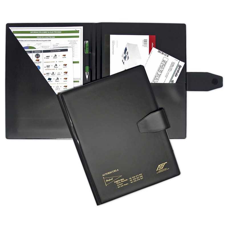 Carpeta de vinilo con 2 bolsillos