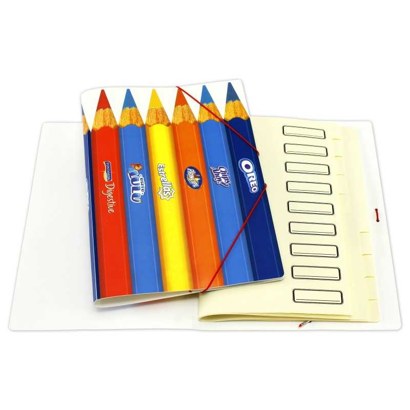 Carpeta polipropileno con separadores
