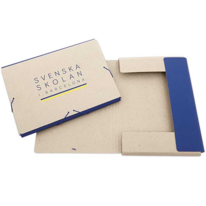 Carpeta de cartón reciclado