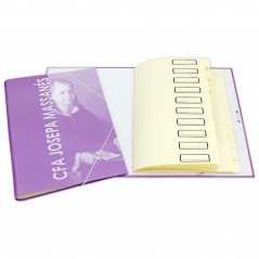 Carpeta separadores de cartulina