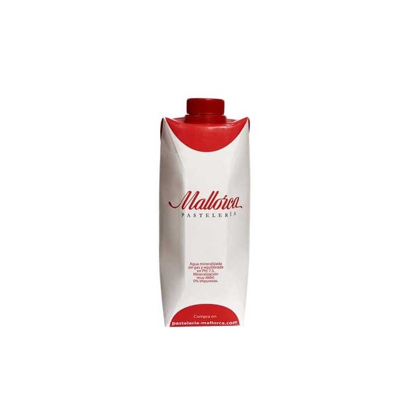 Brick de agua personalizado 50cl. área completa a todo color. tapón rojo origen vegetal