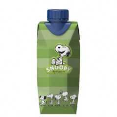 Brick de agua personalizado 33 cl. área completa a todo color. tapón azul origen vegetal