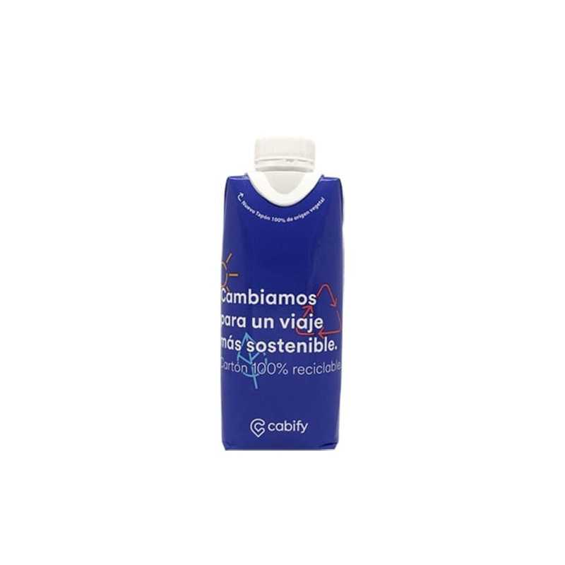 Brick de agua personalizado 30 cl. área completa a todo color. tapón blanco origen vegetal