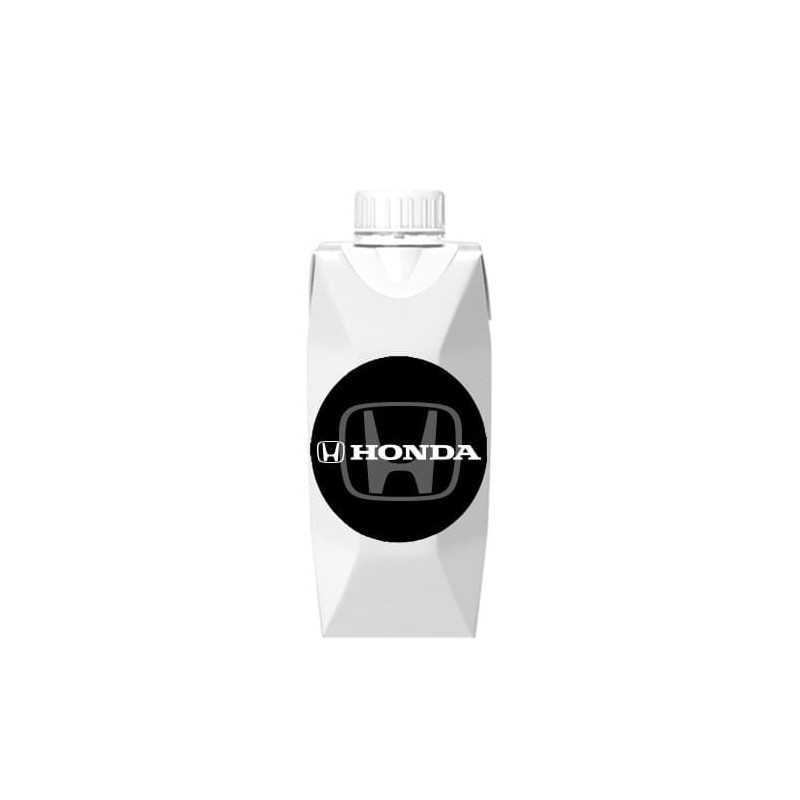 Brick de agua blanco personalizado 33 cl. adhesivo a todo color, una cara. tapón negro