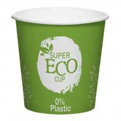 Vaso de cartón 4oz/100ml SuperEco 0% plástico Ĝ6x6cm. personalizado a todo color