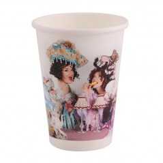 Vaso de cartón 6oz-7oz/180ml, capa interior PE Ĝ7,1x9cm. personalizado todo color