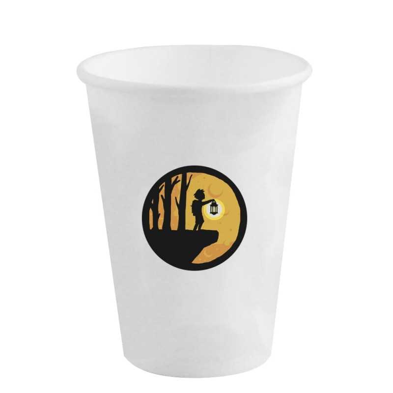 Vaso de cartón 6oz-7oz/180ml, capa interior PE Ĝ7,1x9cm. personalizado a todo color