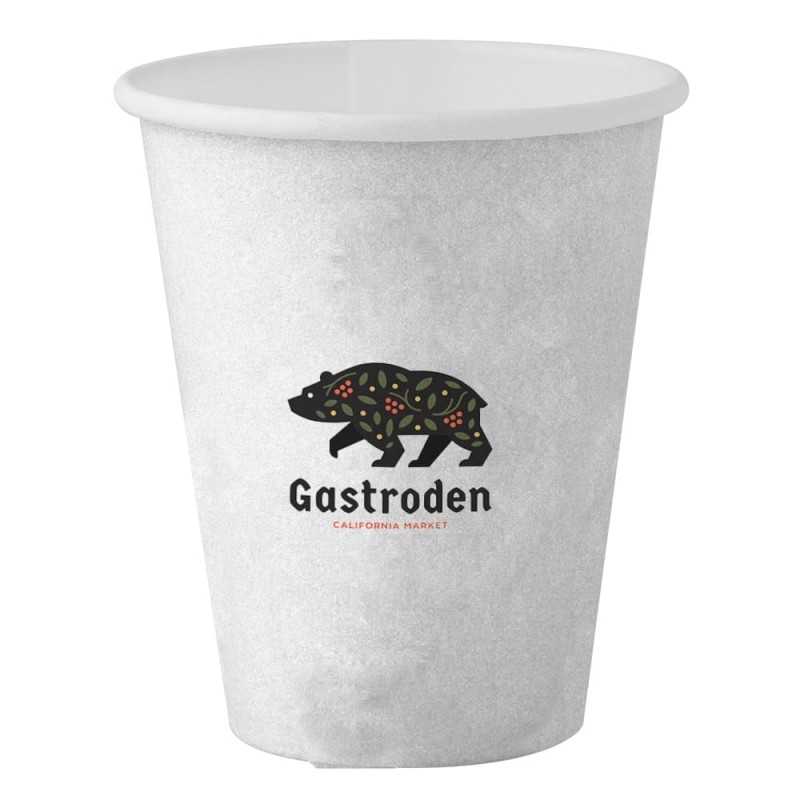 Vaso de cartón 8oz/220ml, capa interior PE, Ĝ8x9,3cm. personalizado a todo color