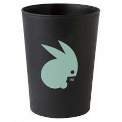 Vaso personalizado de plástico negro 50 cl, PP. Ĝ8,7x11,7cm. marcaje circular 1 color