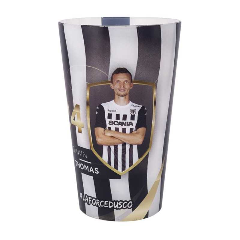 Vaso personalizado a todo color 30 cl, de plástico rígido reutilizable PP. Ĝ7,3x11,7cm