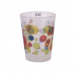 Vaso personalizado a todo color, de plástico rígido reutilizable, PP. Ĝ5,5x7cm