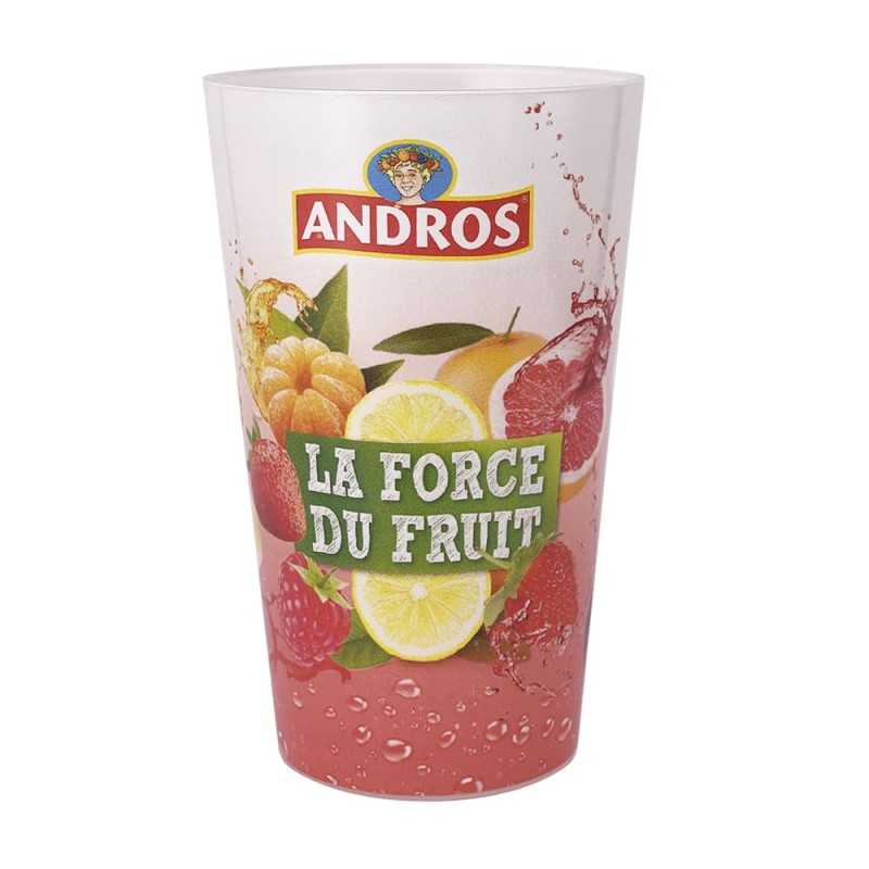 Vaso personalizado a todo color 25 cl, de plástico rígido reutilizable, PP. Ĝ7x10,3cm