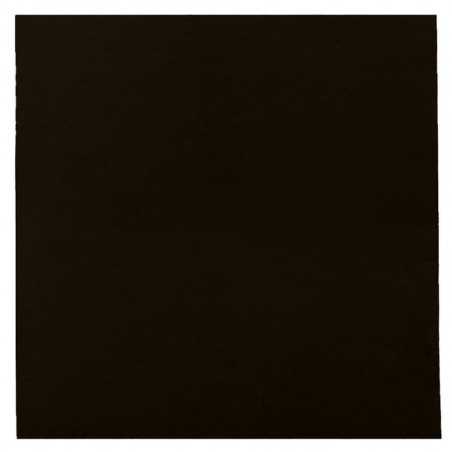 Servilleta negra personalizada doble punto 20x20 dp20. Impresa a 1 color