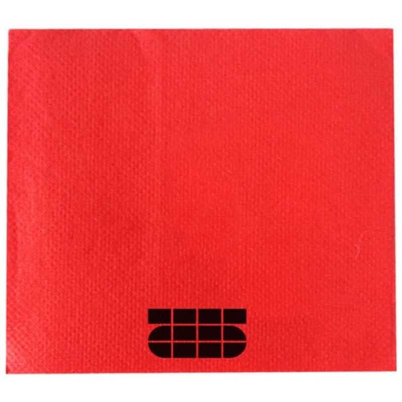 Servilleta personalizada doble punto 20x20 roja dp20. Impresa a 1 color