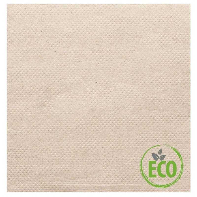 Servilleta reciclada personalizada 20x20 dp20, 10cm plegada. Impresa a 2 colores