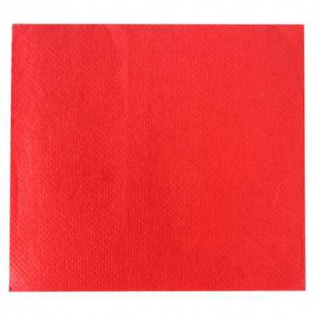 Servilleta personalizada doble punto 20x20 roja dp20. Impresa a 2 colores