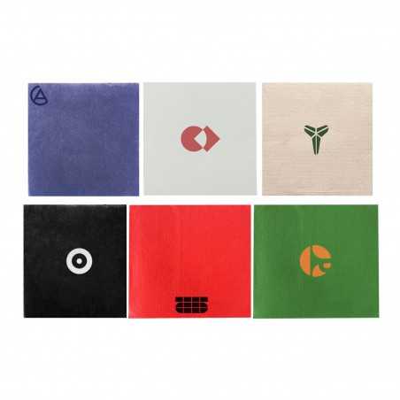 Servilleta personalizada doble punto 20x20 roja dp20. Impresa a 2 colores