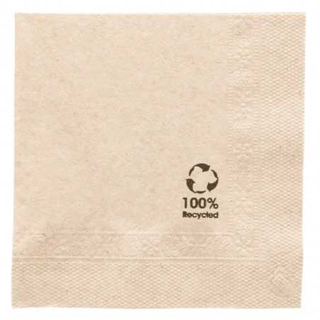 Servilleta reciclada personalizada 20x20, 10cm plegada. Impresa a 1 color