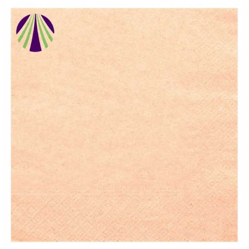 Servilleta reciclada personalizada 33x33 (16,5cm) 2 capas. A dos colores