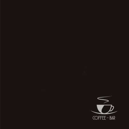 Servilleta negra personalizada 40x40 (20cm) doble punto. Impresa a 1 color