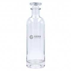 Botella de cristal personalizada 50cl, tapón transparente - 7,2x23,8cm. Marcada 1 color
