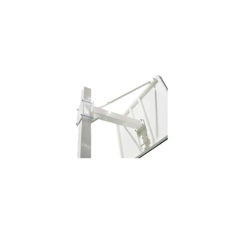 Juego canastas baloncesto deluxe monotubo tubo 100 trasladable 2 ruedas con carro -sin tablero, aro