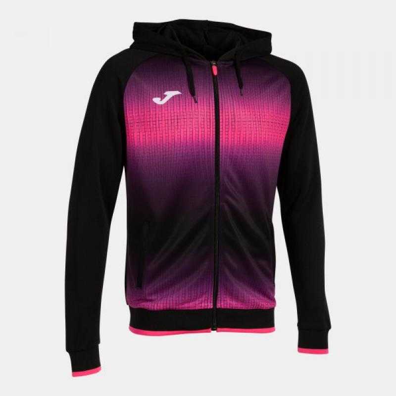 Tiger v zip-up hoodie fluor pink