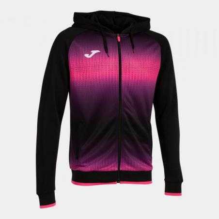 Tiger v zip-up hoodie fluor pink
