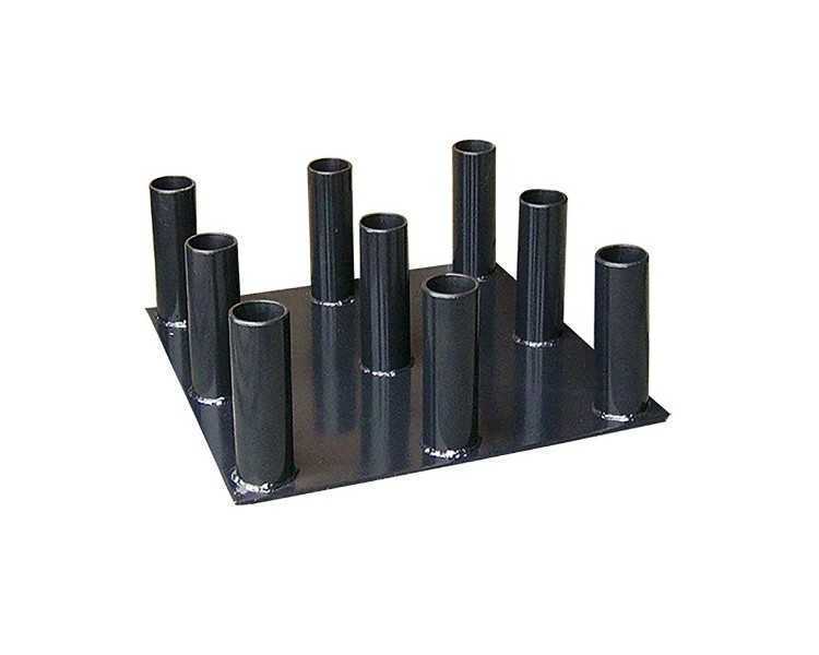 Soporte vertical barras softee 30mm