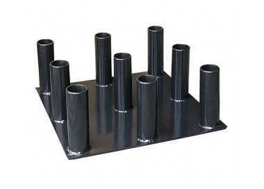Soporte vertical barras softee 30mm