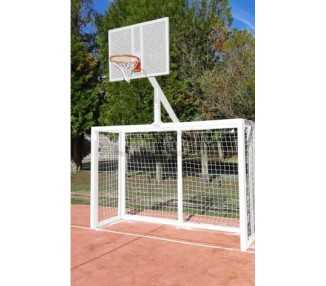 Juego porterías fútbol sala/balonmano - canasta basket