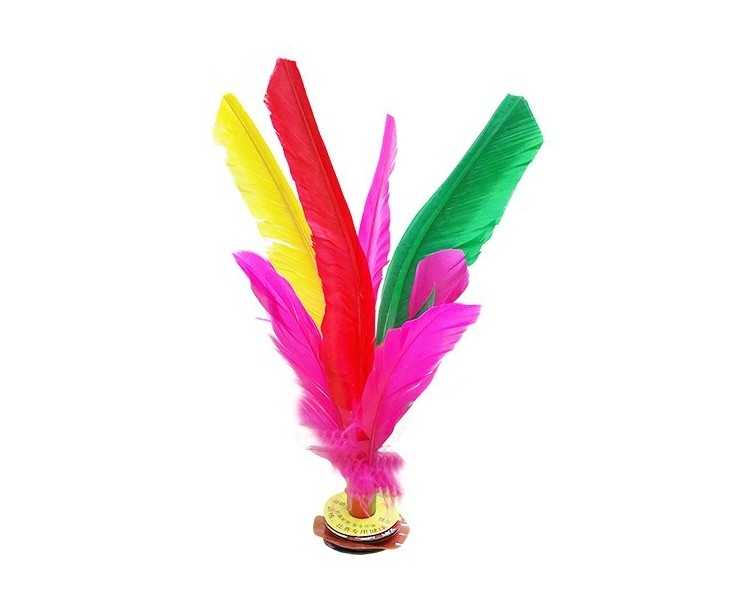 Lote 5 indiakas fútbol pluma 21 cm