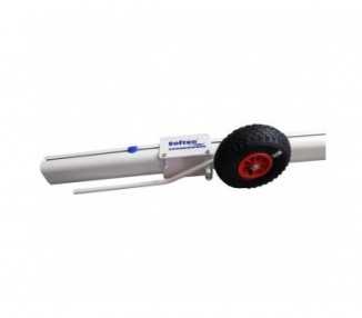 Juego de 2 ruedas deluxe para porterías de aluminio trasladable fútbol sección 120X100MM