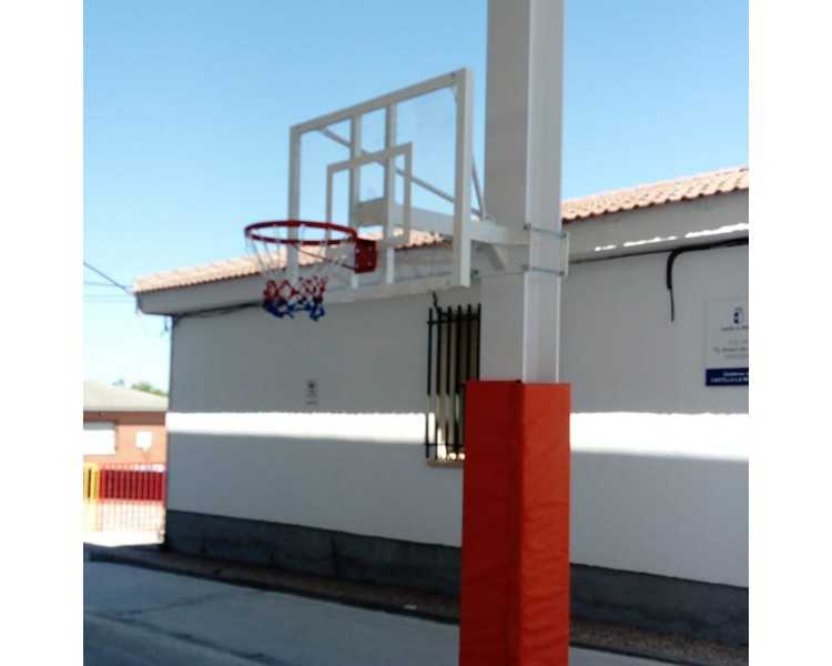 Juego canasta minibasket fija a viga vuelo 1M