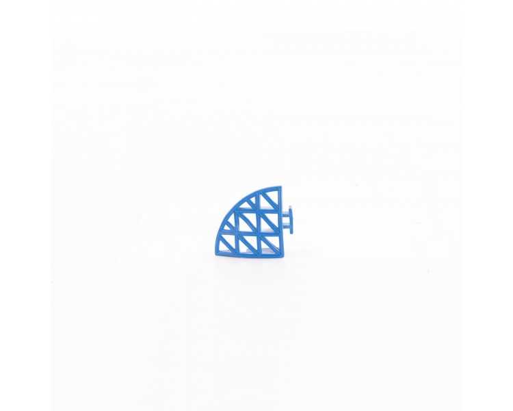 Lote 5 laterales pvc softee azul para loseta -esquina-