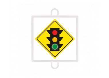 Panel de señalización tráfico de advertencia nº3 (Semáforo verde)