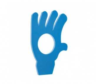 Tapiz con forma mano 3CM bicolor