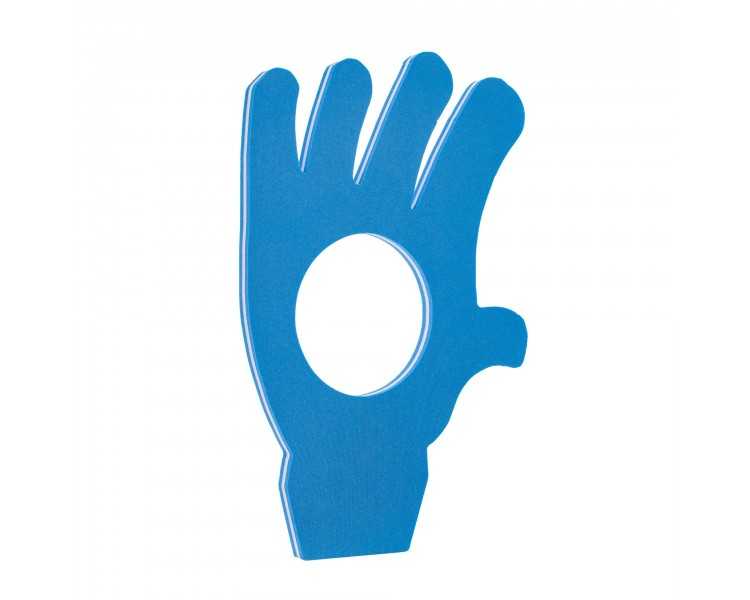Tapiz con forma mano 3CM bicolor
