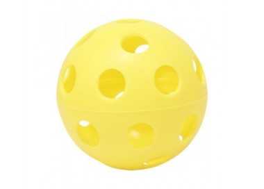Lote 5 pelotas hockey/floorball con agujeros 100 mm