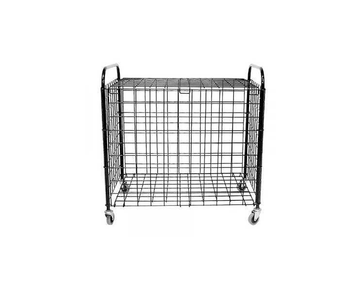 Carro portabalones acero plegable con ruedas y tapa