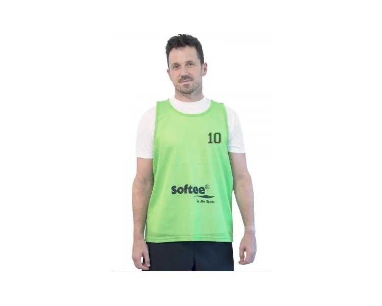 Set 5 petos softee numerados del 6 al 10