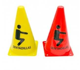 Cono training sentadillas