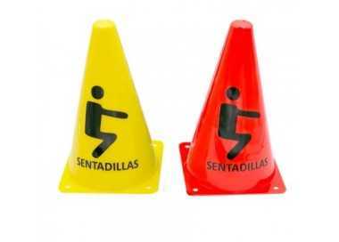 Cono training sentadillas