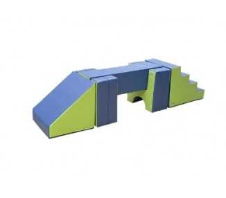 Set figuras nº4 (escalera, 2 asientos, rectangulo y rampa)