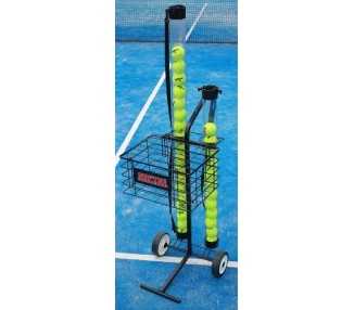 Carro portapelotas tenis / pádel 80 pelotas softee