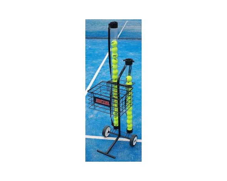 Carro portapelotas tenis / pádel 80 pelotas softee