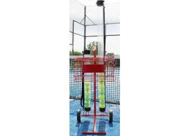 Carro portapelotas tenis / pádel 80 pelotas softee