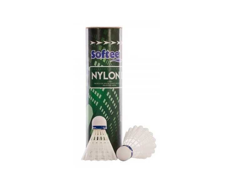 Volantes bádminton softee 'nylon ii' 6uds